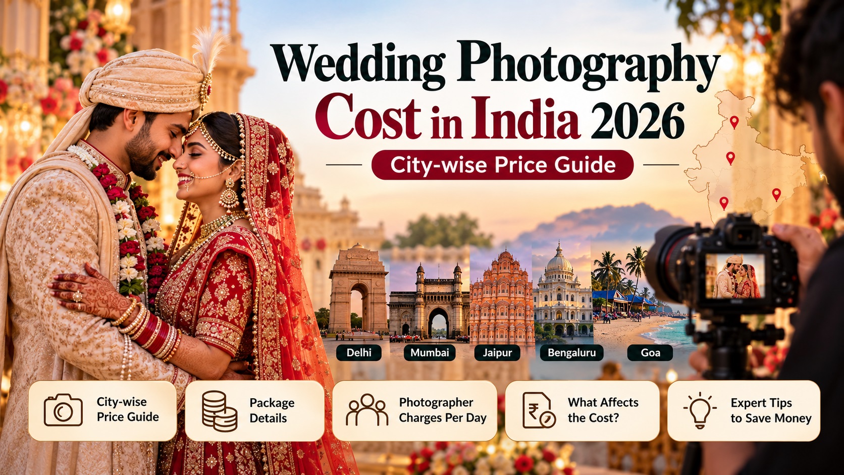 wedding photography cost in India